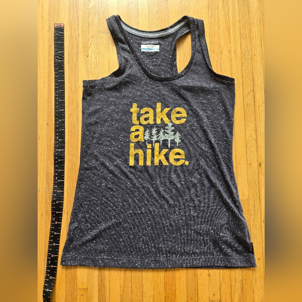 Columbia Black and White Speckled Tank Top Size XS